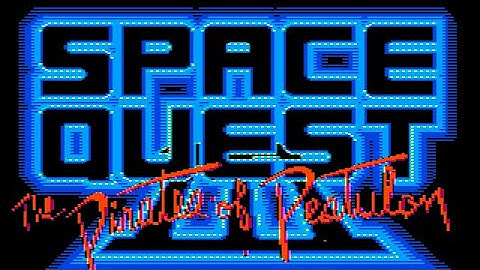 Space Quest III with custom composite CGA driver