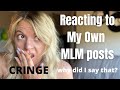 MLM FAILS. EX MONAT HUN REACTS TO HER OWN POSTS #ANTIMLM
