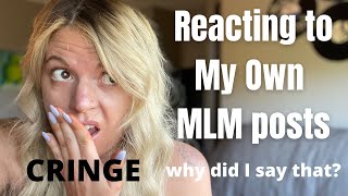 MLM FAILS. EX MONAT HUN REACTS TO HER OWN POSTS #ANTIMLM