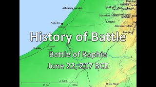 History of Battle - The Battle of Raphia (June 22, 217 BCE) by HISTORY_DUDE 3,714 views 7 years ago 3 minutes, 34 seconds
