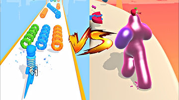 Blob Runner 3D VS Long Neck Run - Max Level All Levels Gameplay Walkthrough Android, iOS NEW UPDATE