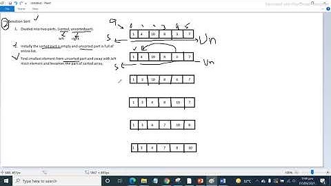 Data Structures and Algorithms: Selection Sort part 1 #4