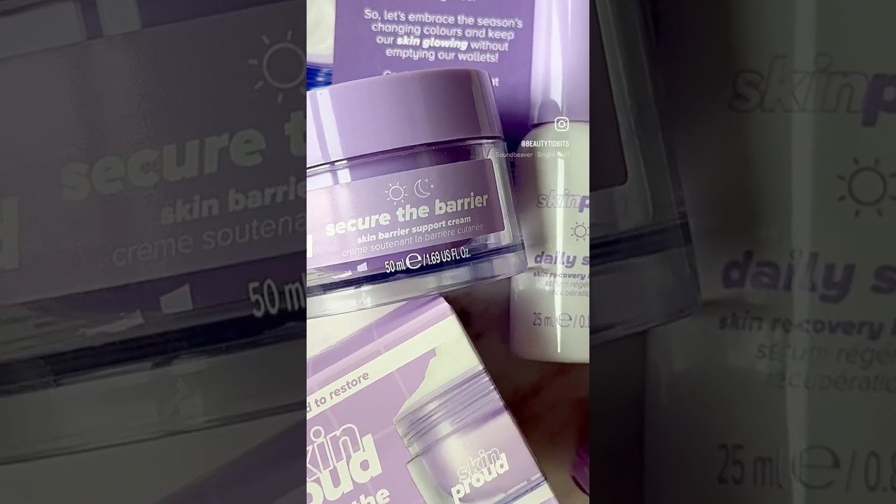 Skin Proud Secure The Barrier Serum and Moisturizer 