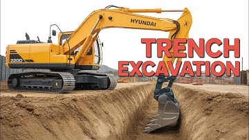 Power of Hyundai 220 Excavator | Real Earthmoving Action at Massive Site | Big Machine Channel