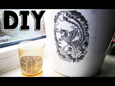 Hedendaags DIY FOTO OP GLAS EN GLADDE ONDERGROND TRANSFER | QUICK DIY - YouTube MI-09