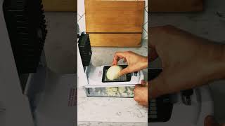 AMAZON BUY!  We&#39;re using this Amazon vegetable chopper instead of the pull chopper. #asmrsounds