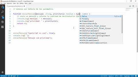 Parámetros por Defecto | Funciones | Programando en TypeScript