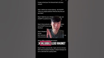 6 AI-Powered Steps to Secure Your First Inbound Lead on LinkedIn in 30 Days