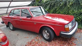 VOLVO  244 gl '79 automatic - cold start, carwash, some photos...