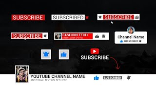 Youtube Subscribe Pack After Effects Templates
