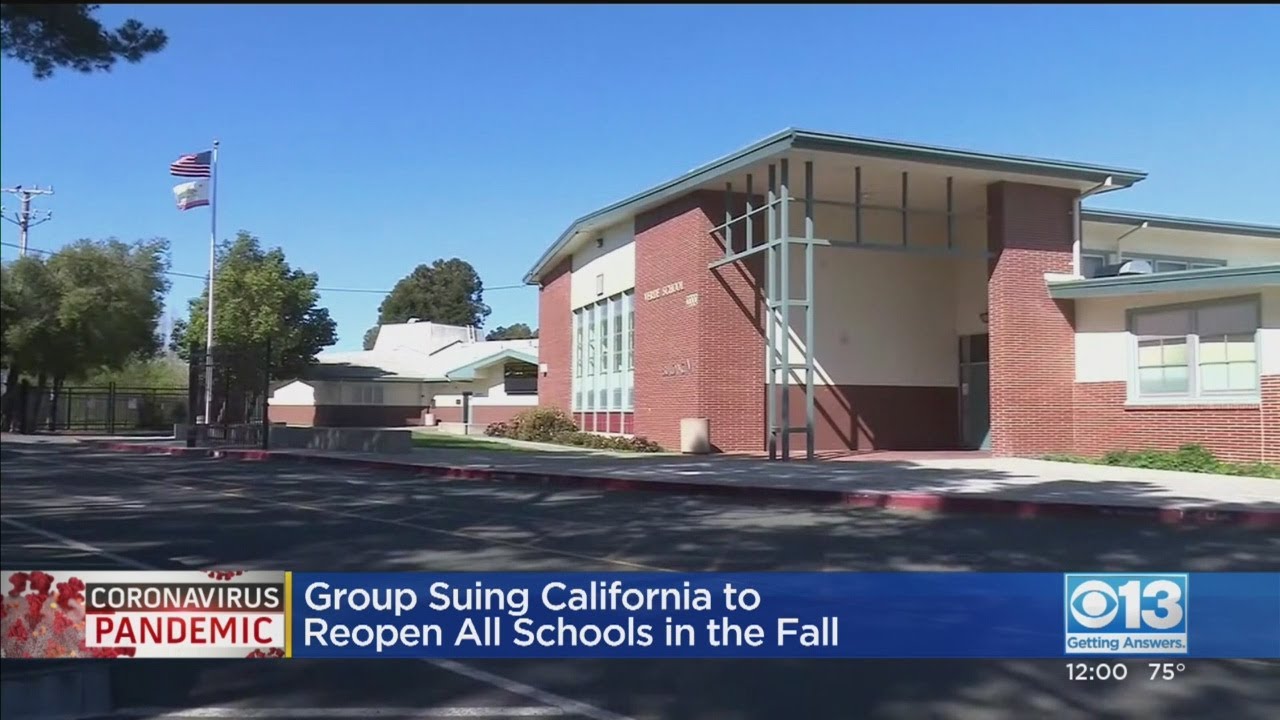 Group Sues To Reopen California Schools In The Fall - YouTube