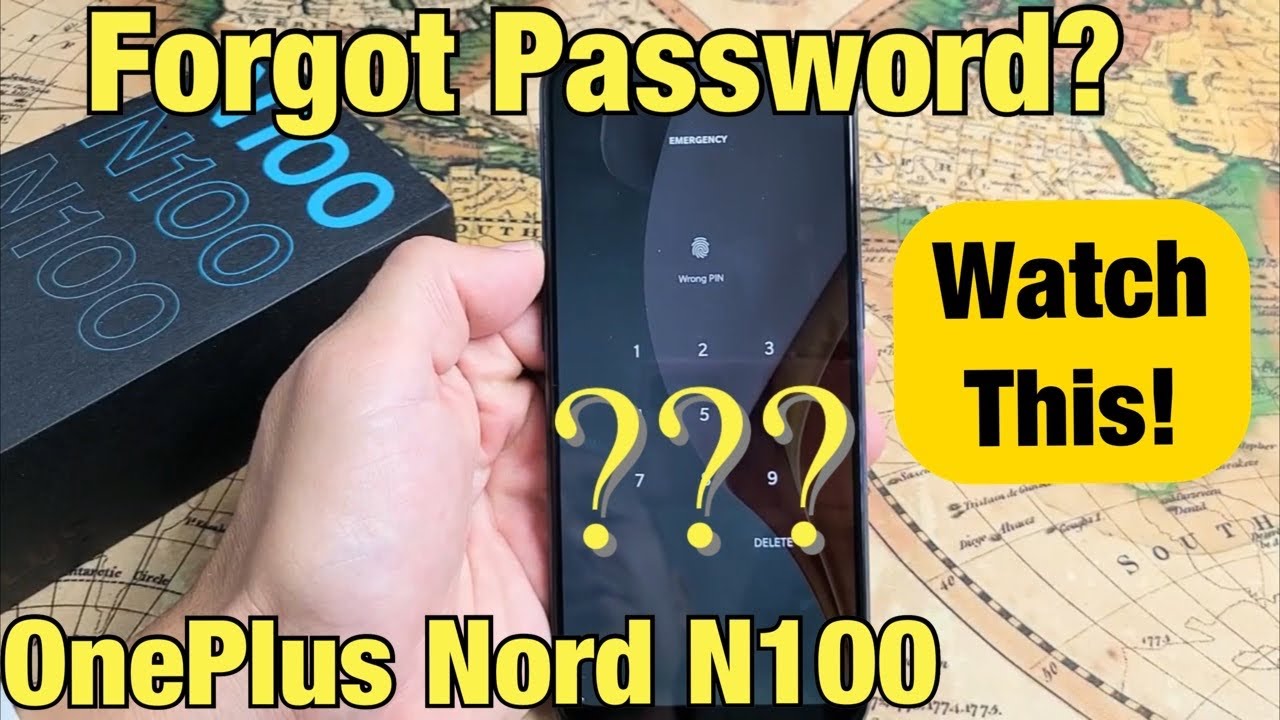 OnePlus Nord N100: Forgot Password, Can't Factory Reset? Watch This