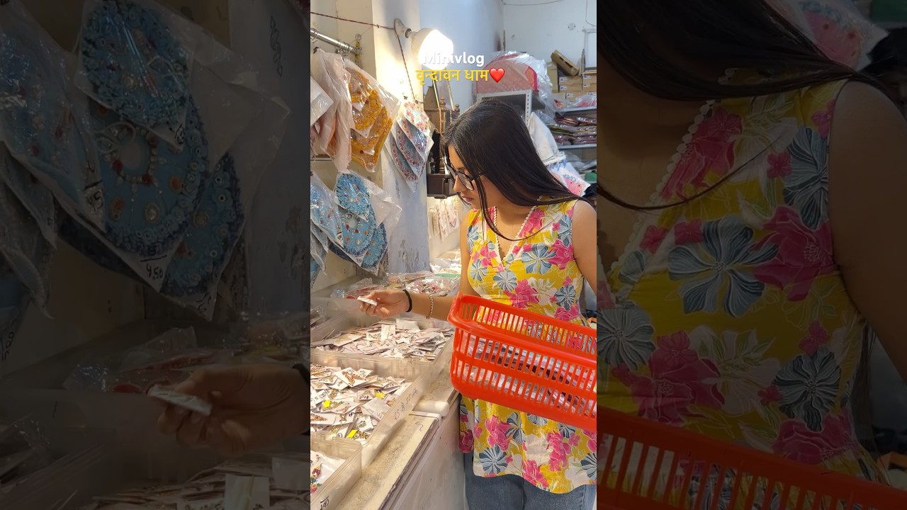 A day in Vrindavan❤️🦚 