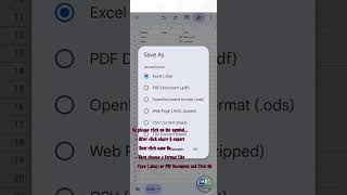Saving document in google sheet step by step