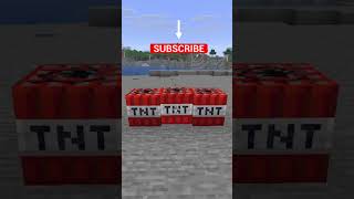 3 TNT Explosion in Minecraft! 💥 #Shorts