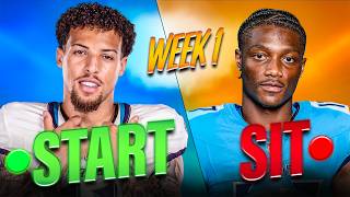 START or SIT For Every RB & WR - Week 1 Fantasy Football
