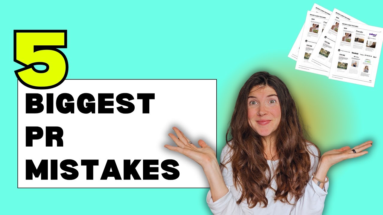 5 Top PR Mistakes to Avoid When Pitching Journalists