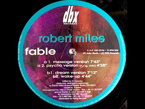 Robert Miles - Fable (Dream Version) (1996)