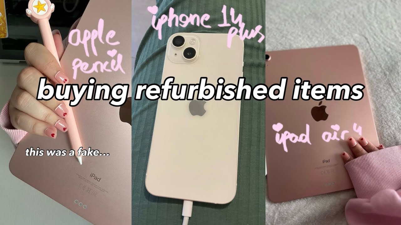 buying refurbished apple products & a robot vacuum cleaner / ft