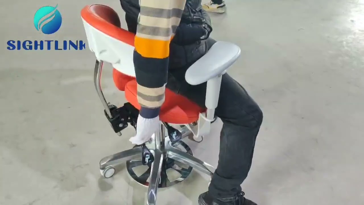 PLST-246  Split Saddle Seat Dentist Chair