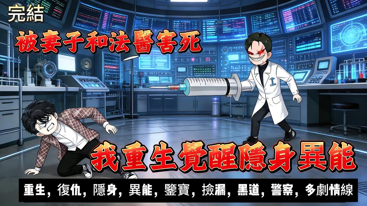 【都市动画丨被妻子和法醫害死，我重生覺醒隱身異能】被妻子联手恶徒陷害含冤？重生婚礼觉醒隐身，靠古玩捡漏暴富，精准反击恶徒！...#石頭動畫