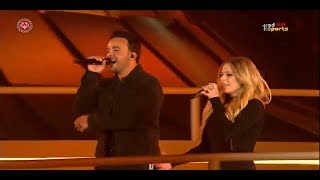Avril Lavigne Ft Luis Fonsi, Tamer Hosny Right Where I&#39;m Supposed To Be Live Olympics 2019 HD