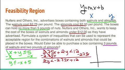 Solving systems of linear inequalities no optimization video