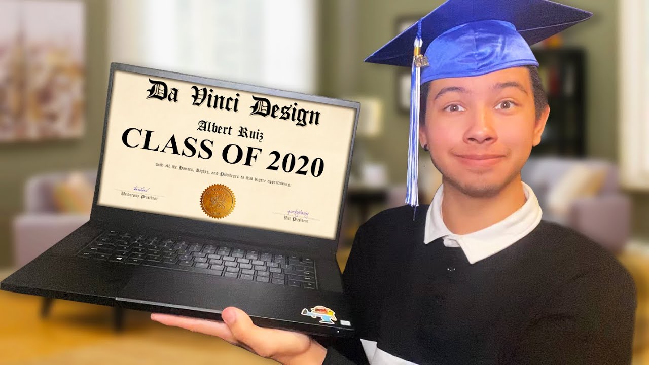I GRADUATED ONLINE! | DA VINCI DESIGN HIGH SCHOOL (CLASS OF 2020) - YouTube