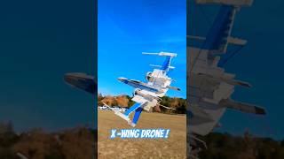 X-wing Drone 🤯🤯🤯 #drone #starwars #xwing #shorts