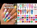 Saviland 36 Color Gel Paint Kit | Multicolor Abstract Nail Art | Tutorial For Beginners