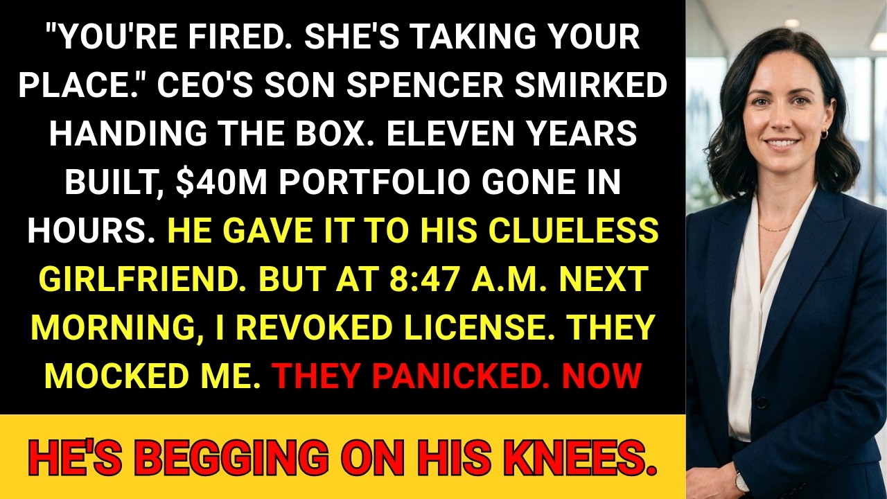 The CEO’s Son Fired Me To Give His Girlfriend My $40M Portfolio — I Revoked Master License