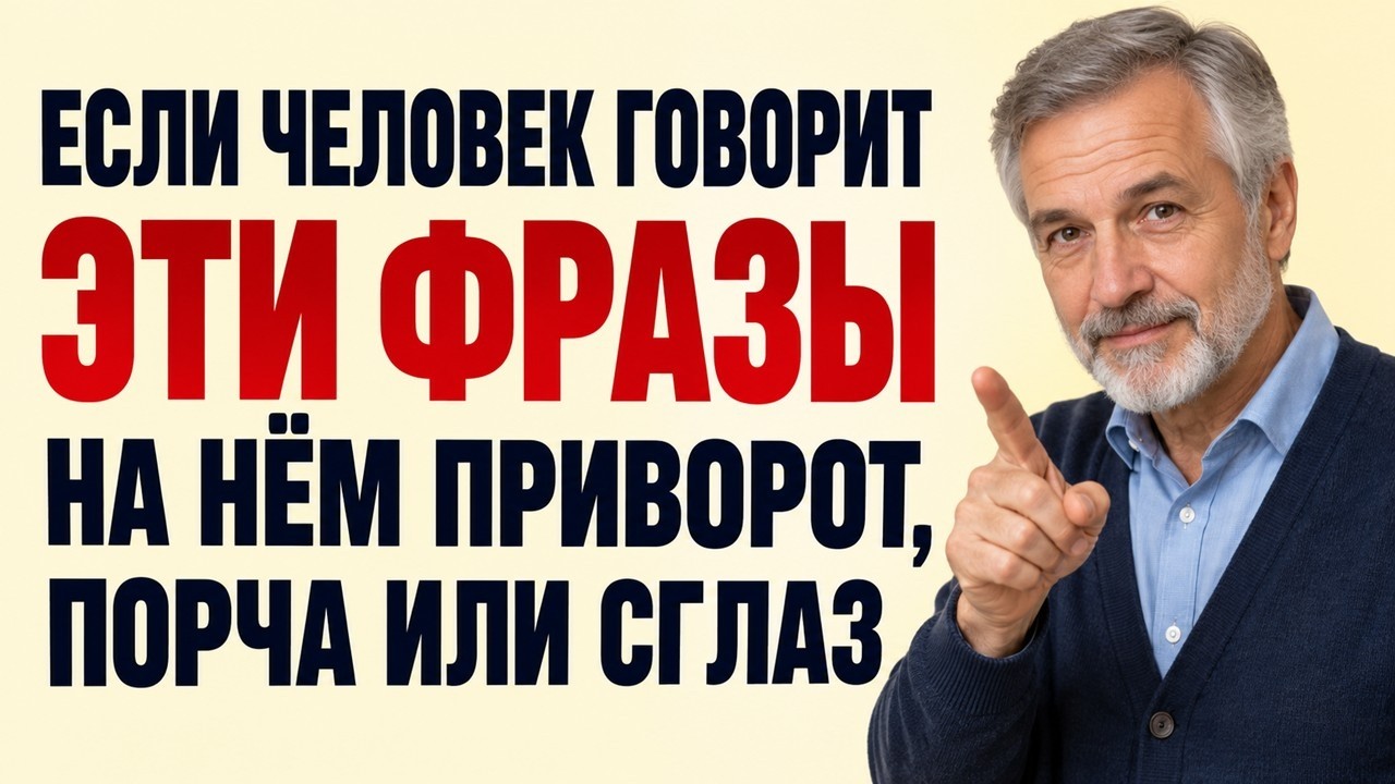 Если человек говорит эти фразы - на нём приворот, порча или сглаз: главные признаки