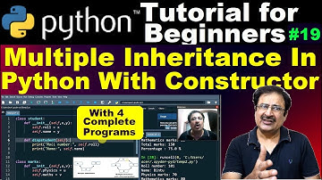 multiple inheritance in python constructor | python multiple inheritance super  #multipleinheritance