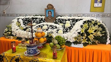 LỄ CẦU SIÊU 49 NGÀY-CÚNG DƯỜNG TRAI TĂNG (CẦU SIÊU BÀ:TRẦN THỊ THU PHÁP DANH DIỆU HOA HT 77 TUỔI)