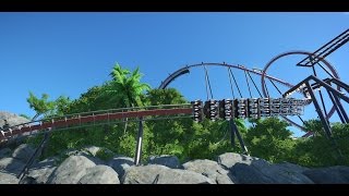 Planet Coaster Ellies Escape Inverted Placeable Coaster POV