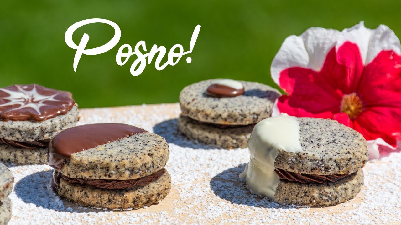 STARINSKE POSNE VANILICE SA MAKOM  I COKOLADOM (POPPY SEED COOKIE WITH CHOCOLATE CREAM)