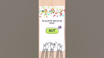 Brain test tricky puzzles level 32 solution or Walkthrough