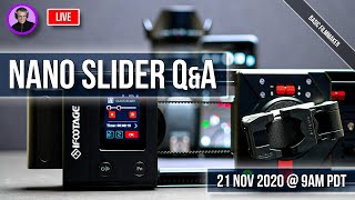 Questions and Demos - New @iFootage Nano Slider