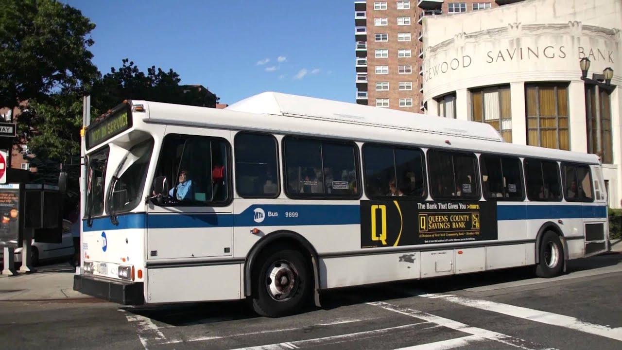 MTA Bus Company 1999 Orion V CNG 9899 On The Q64 Queens Blvd & 70th