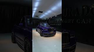 Rolls Royce Cullinan ONYX Deep Salamanca Blue for Sale in Dubai : Dourado Luxury Car screenshot 4