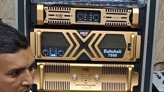 new Xx amplifier 7 ,,8. TECHNO