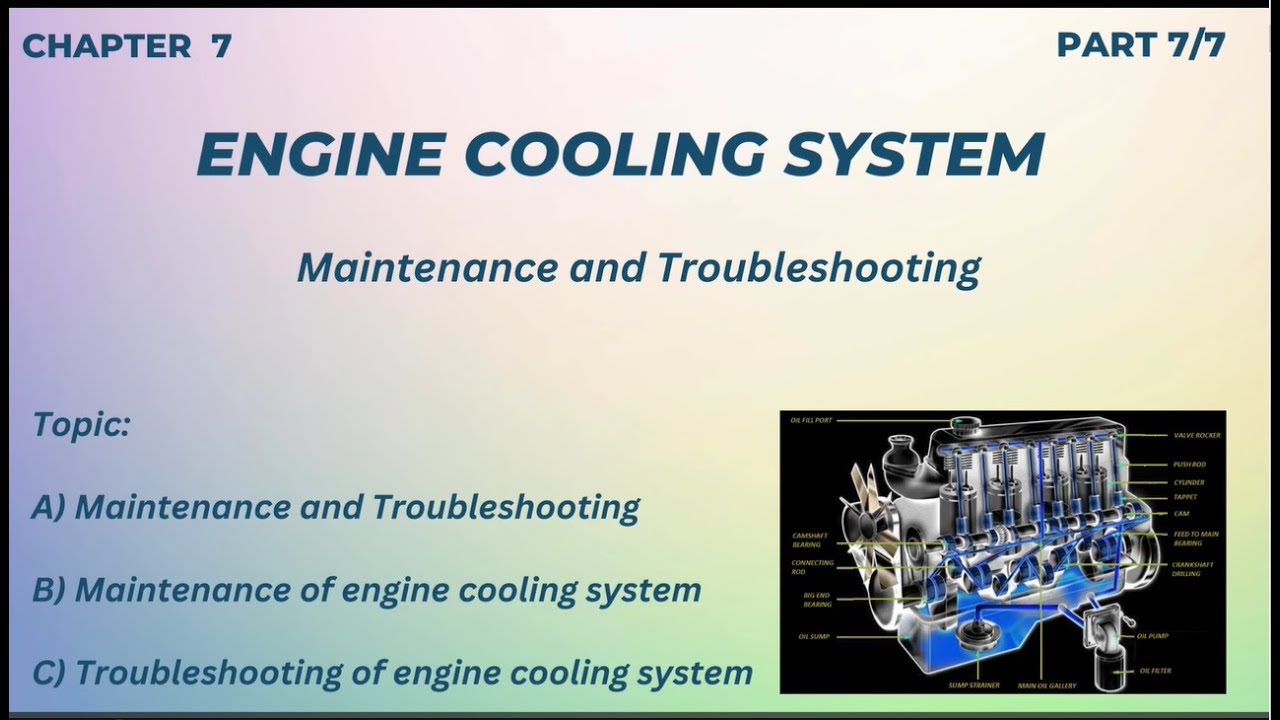 Diesel Engine cooling System I Maintenance of Cooling System I ...
