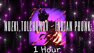 NUEKI, TOLCHONOV - INDIAN PHONK (1 HOUR)