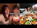 【独身アラサー同士】友達の誕生日お祝いして飲んで歌って🎂🍾