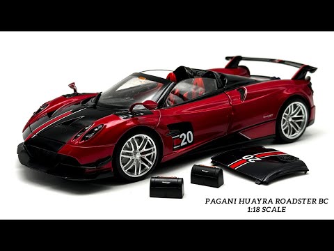 Unboxing Pagani Huayra Roadster BC 1/18 Scale Model Car - YouTube