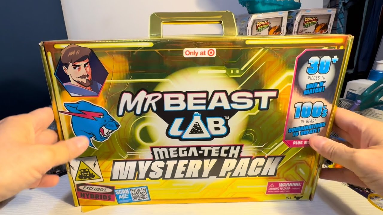 Opening the New Target Exclusive Mr Beast Lab Mega-Tech Mystery