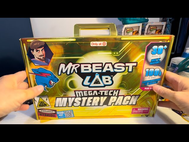 Opening the New Target Exclusive Mr Beast Lab Mega-Tech Mystery