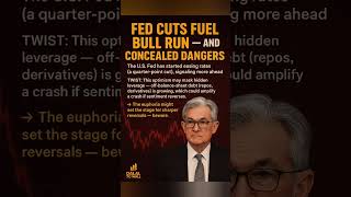 💰 Powell’s Rate Cut 🎯 Sparks Rally 🚀 — but Shadows of Leverage Loom #usa #stockmarke #federalreserve