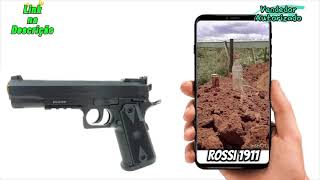 🎁MUITO TOP ESSA Pistola Pressão Co2 Rossi 1911 Tatical 4.5mm Esfera De Aço