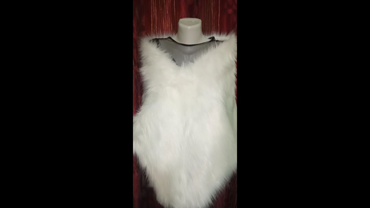 😍كاب شال فورير للعرائس😍 ب40سنتيم فقط للمبتدئات مع التبطين،👍💕